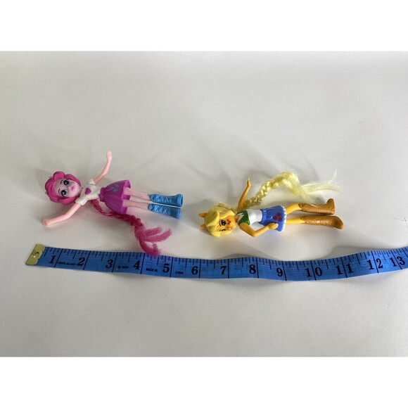 MLP My Little Pony Equestria Girls McDonalds Toy Doll Applejack Pinkie Pie Lot - Picture 10 of 10